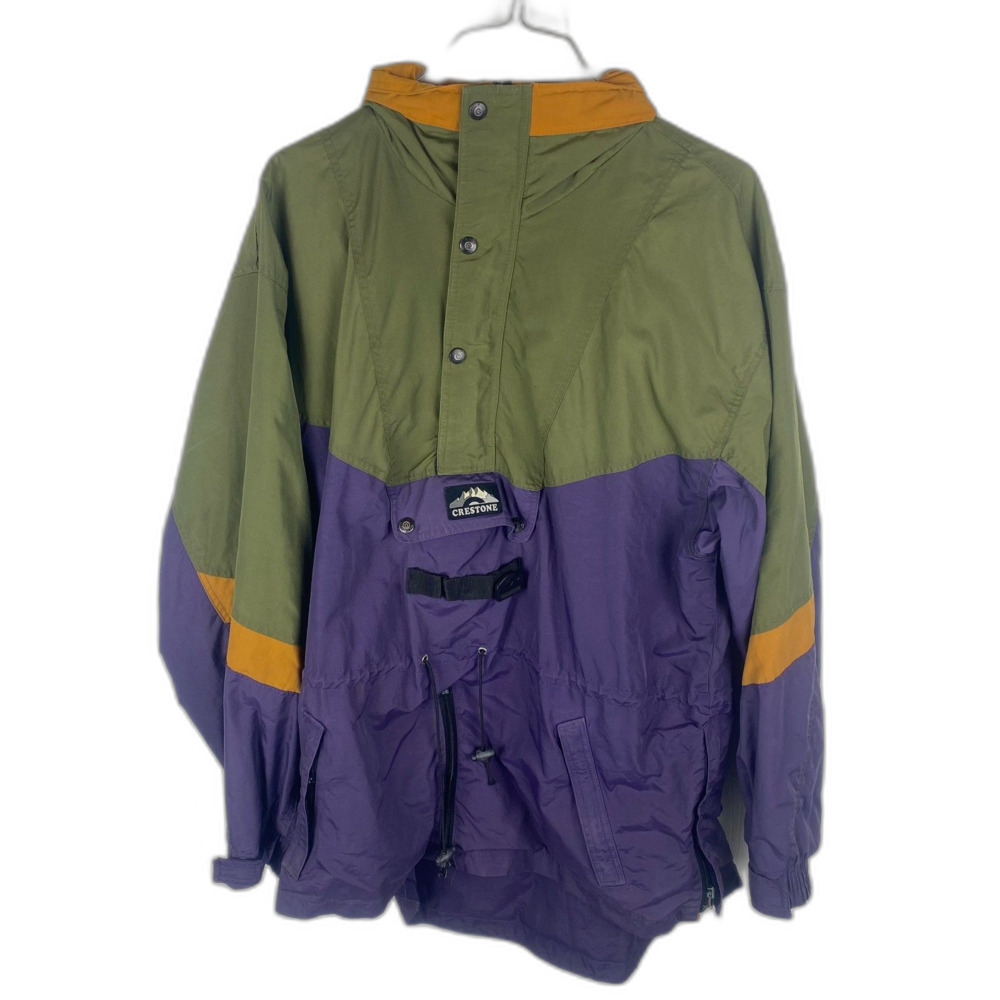 Vintage Crestone Oxford Tech Skiing Jacket Men's Large Retro Winter Coat